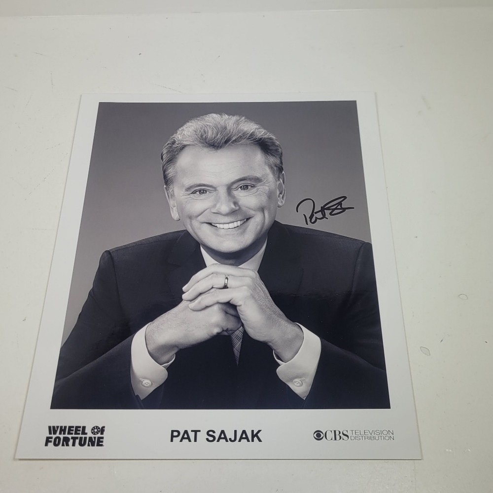 Pat Sejac Autographed Black and White Photo